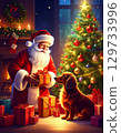 臘腸狗和聖誕老人 臘腸狗和聖誕老人 129733996