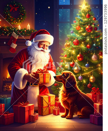 臘腸狗和聖誕老人 臘腸狗和聖誕老人 129733996