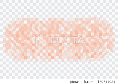 Pixel censor blur mosaic effect on transparent background. Pixelated texture bar. Privacy square content. Pixel censor blur mosaic effect on transparent background. Pixelated texture bar. Privacy square content. 129734083