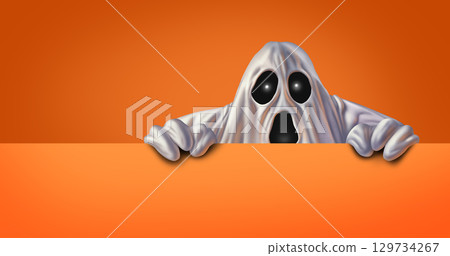Ghost Orange Background Ghost Orange Background 129734267