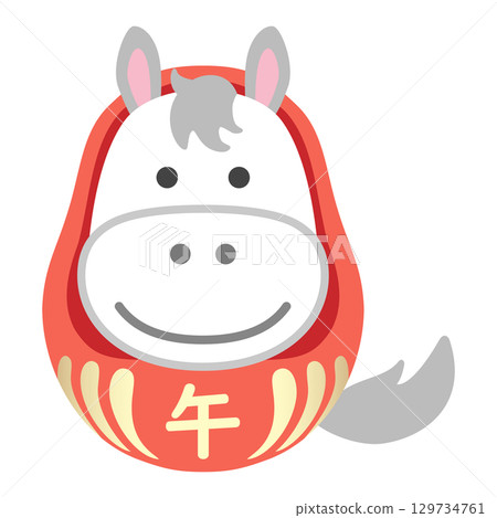Horse Daruma Horse Daruma 129734761