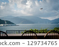 The view from the cafe with a sea view 129734765