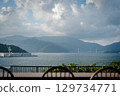 The view from the cafe with a sea view 129734771