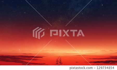 穿越紅色星球的廣闊荒野 129734854