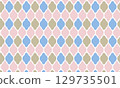 Pastel colored Moroccan pattern background | Moroccan tile, pastel, seamless, background, pink, blue 129735501