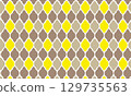 Yellow and brown Moroccan tile-style pattern background material | Moroccan, tile, yellow, beige, brown 129735563