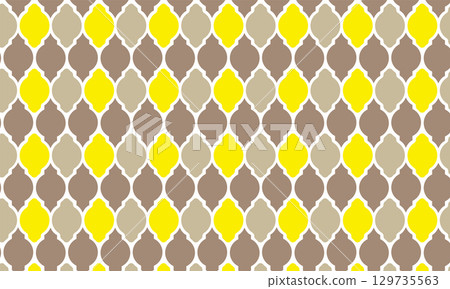 Yellow and brown Moroccan tile-style pattern background material | Moroccan, tile, yellow, beige, brown Yellow and brown Moroccan tile-style pattern background material | Moroccan, tile, yellow, beige, brown 129735563