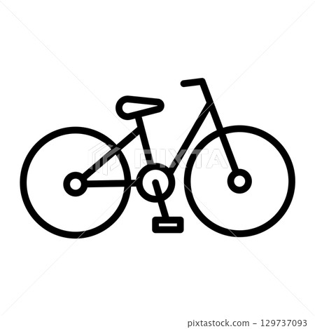 Bicycle icon. Bicycle icon. 129737093