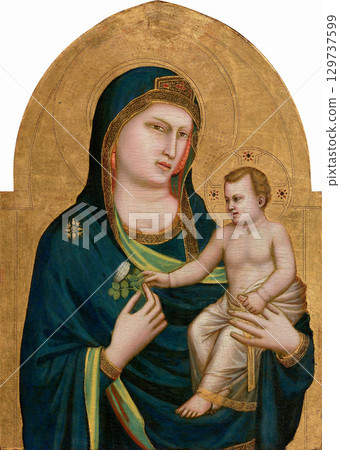 Madonna and child by Giotto di Bondone 129737599