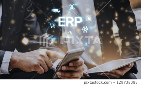 ERP System Dashboard for Enterprise Resource Planning and Business Muxer ERP System Dashboard for Enterprise Resource Planning and Business Muxer 129738385