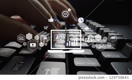 Online Ads Strategy and Digital Content Marketing for Business Growth Muxer 129738641