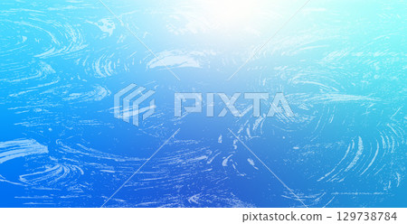 Frozen glass background. Blue gradient cover with ice noise texture. Christmas cold window view for social media. Fresh abstract banner template. Vertical gradation cover. Vector design illustration Frozen glass background. Blue gradient cover with ice noise texture. Christmas cold window view for social media. Fresh abstract banner template. Vertical gradation cover. Vector design illustration 129738784