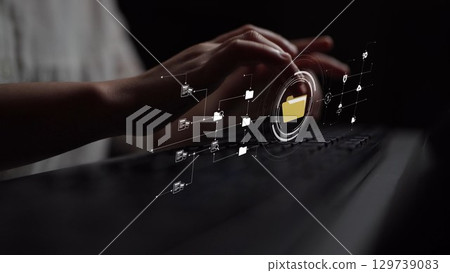 Folder-Based Digital Document Management Workflow Muxer 129739083