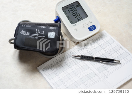 Home blood pressure monitors are essential for health management 129739150