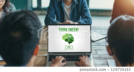 Green business transformation for brisk corporate business 129739163