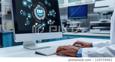 ERP enterprise resource planning software for brisk business 129739462