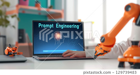 Generative AI virtual assistant tools for prompt engineer and end user brisk 129739483