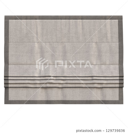 curtain isolated on a transparent background, interior decorations, 3D illustration, cg render curtain isolated on a transparent background, interior decorations, 3D illustration, cg render 129739836