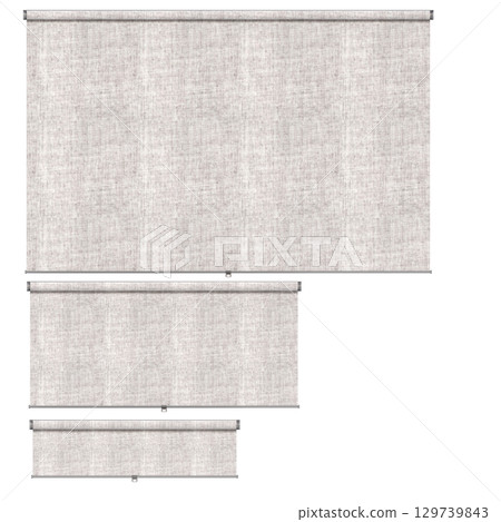 curtain isolated on a transparent background, interior decorations, 3D illustration, cg render curtain isolated on a transparent background, interior decorations, 3D illustration, cg render 129739843