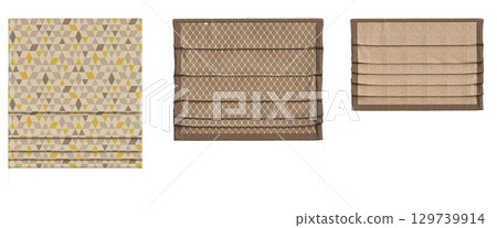 curtain isolated on a transparent background, interior decorations, 3D illustration, cg render curtain isolated on a transparent background, interior decorations, 3D illustration, cg render 129739914