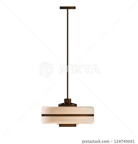 chandelier on the ceiling isolated on transparent background, hanging lamp, pendant light, 3D illustration, cg render chandelier on the ceiling isolated on transparent background, hanging lamp, pendant light, 3D illustration, cg render 129740081