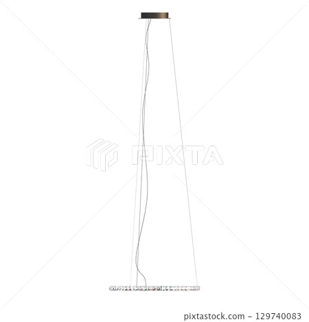 chandelier on the ceiling isolated on transparent background, hanging lamp, pendant light, 3D illustration, cg render chandelier on the ceiling isolated on transparent background, hanging lamp, pendant light, 3D illustration, cg render 129740083