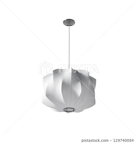 chandelier on the ceiling isolated on transparent background, hanging lamp, pendant light, 3D illustration, cg render chandelier on the ceiling isolated on transparent background, hanging lamp, pendant light, 3D illustration, cg render 129740084