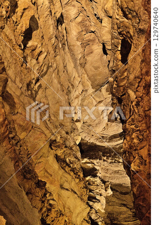 Unique geological formations in Padirac Cave, France, Dordogne region Unique geological formations in Padirac Cave, France, Dordogne region 129740640