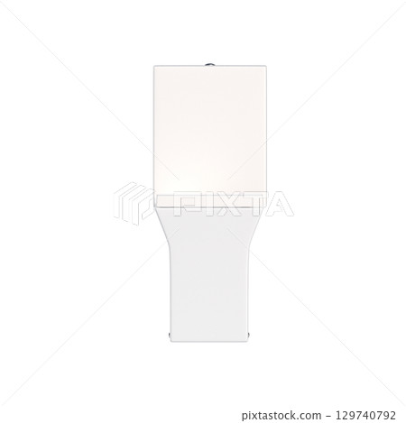 Lavatory pan isolated on a transparent background, bidet, 3D illustration, and CG render Lavatory pan isolated on a transparent background, bidet, 3D illustration, and CG render 129740792
