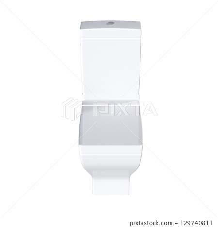 Lavatory pan isolated on a transparent background, bidet, 3D illustration, and CG render Lavatory pan isolated on a transparent background, bidet, 3D illustration, and CG render 129740811