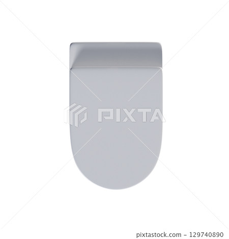 Lavatory pan isolated on a transparent background, bidet, 3D illustration, and CG render Lavatory pan isolated on a transparent background, bidet, 3D illustration, and CG render 129740890