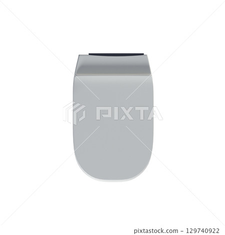 Lavatory pan isolated on a transparent background, bidet, 3D illustration, and CG render Lavatory pan isolated on a transparent background, bidet, 3D illustration, and CG render 129740922