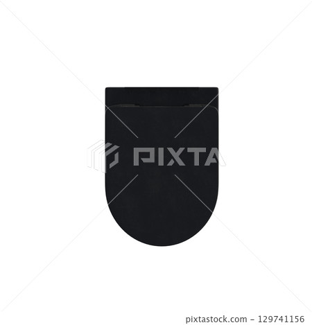 Lavatory pan isolated on a transparent background, bidet, 3D illustration, and CG render 129741156