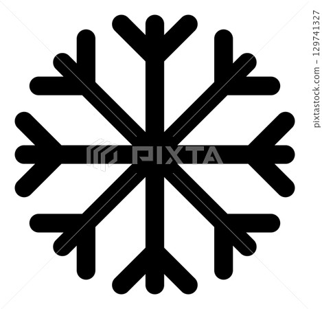 雪花圖示說明 129741327