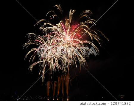 Echizen City Summer Festival Fireworks Display 129741882