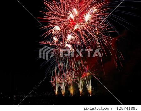 Echizen City Summer Festival Fireworks Display 129741883
