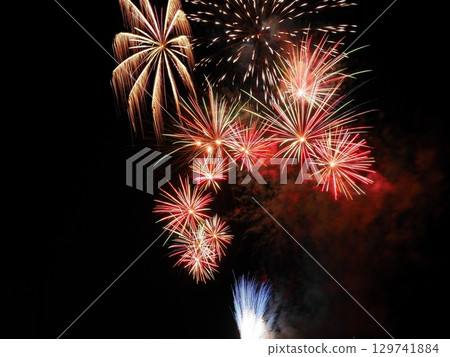 Echizen City Summer Festival Fireworks Display 129741884