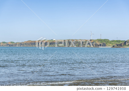 Choshi City, Chiba Prefecture - A famous tourist spot, Byobuura, with its sheer cliffs 129741938