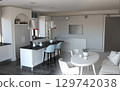 residential interior visualization, 3D illustration, cg 129742038