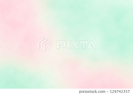 A refreshing background of overlapping pastel pink and mint green 129742357