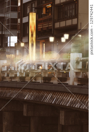 京都鴨川三條橋拍立得風格 129742441