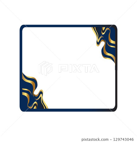 Elegant Certificate Frame with Abstract Golden Swirls luxury certificate border for diploma Elegant Certificate Frame with Abstract Golden Swirls luxury certificate border for diploma 129743046