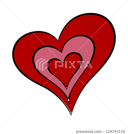 Couple in love, background concept. Romantic poster design, symbol of love. Good relationships concept. Flat vector illustration Couple in love, background concept. Romantic poster design, symbol of love. Good relationships concept. Flat vector illustration 129743116
