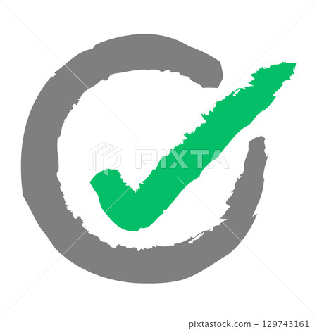 複選框的插圖 129743161