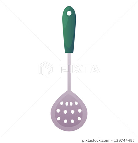Confectionery sieve for homemade cooking, vector kitchen equipment for stir and strain, colander utensil baking tool Confectionery sieve for homemade cooking, vector kitchen equipment for stir and strain, colander utensil baking tool 129744495