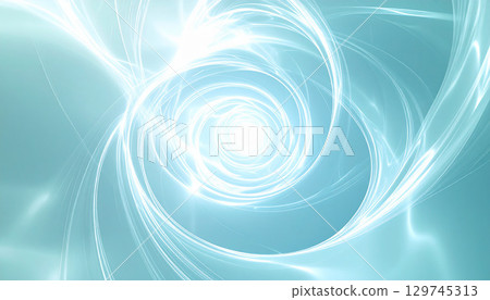 Light swirl and energy abstract background 129745313