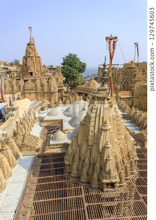 Jain temples inside the Jaisalmer Fort 129745603