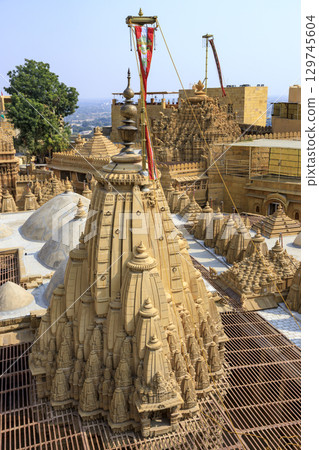 Jain temples inside the Jaisalmer Fort 129745604