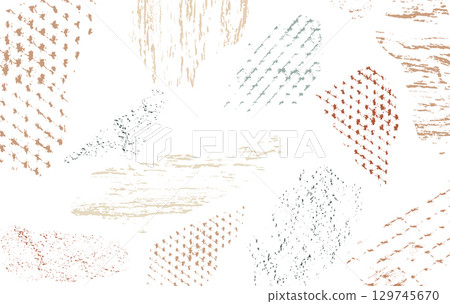 Abstract landscape background with natural texture pattern vector. terrazzo texture art template. Banner design and wallpaper in vintage style. 129745670