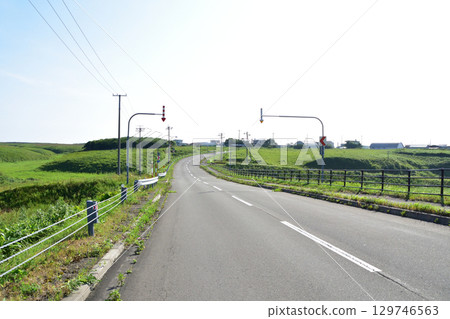 北海道根室市國道35號線從野沙布岬到京陵橋的風景 北海道根室市國道35號線從野沙布岬到京陵橋的風景 129746563